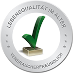 Lebensqualität im Alter Plakette