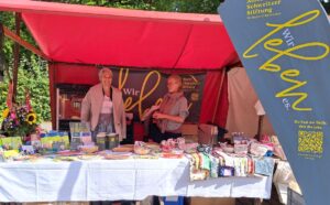 Stand der Stiftung beim Pankefest