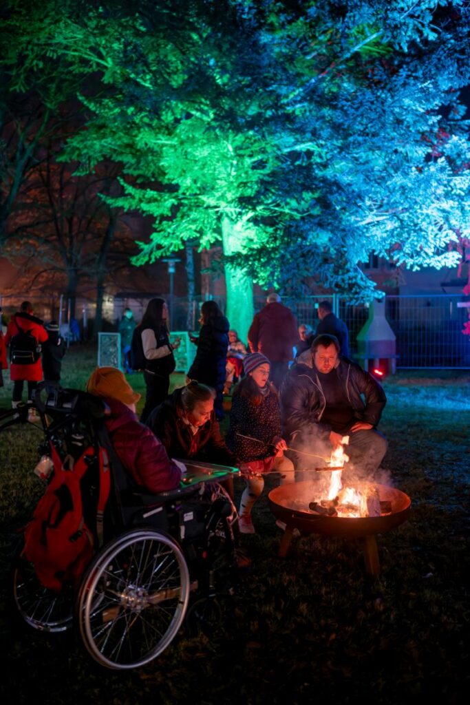 Wärmende Feuertonne